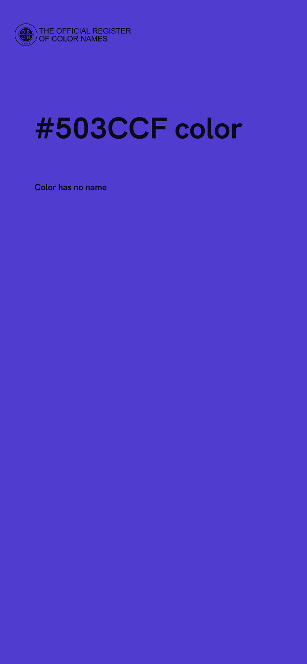 #503CCF color image
