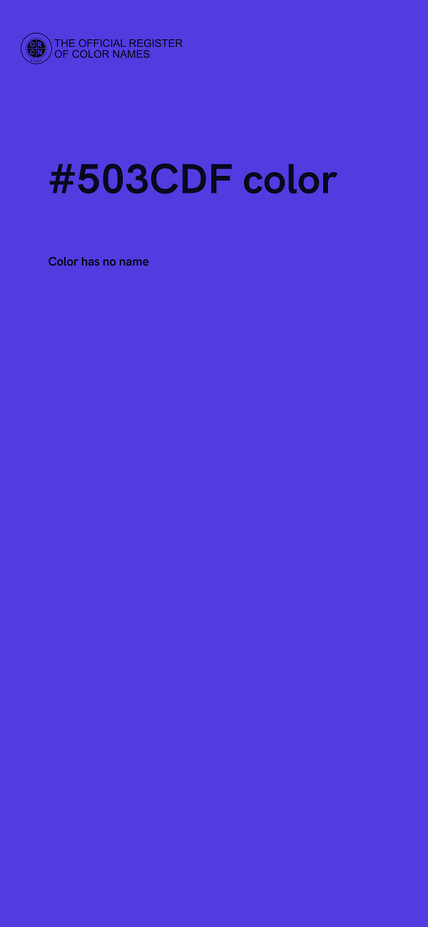 #503CDF color image