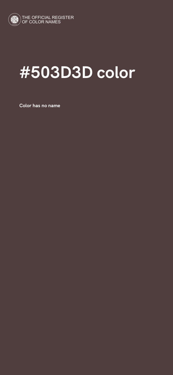 #503D3D color image