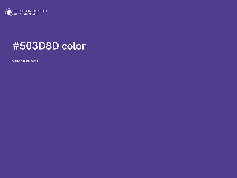 #503D8D color image