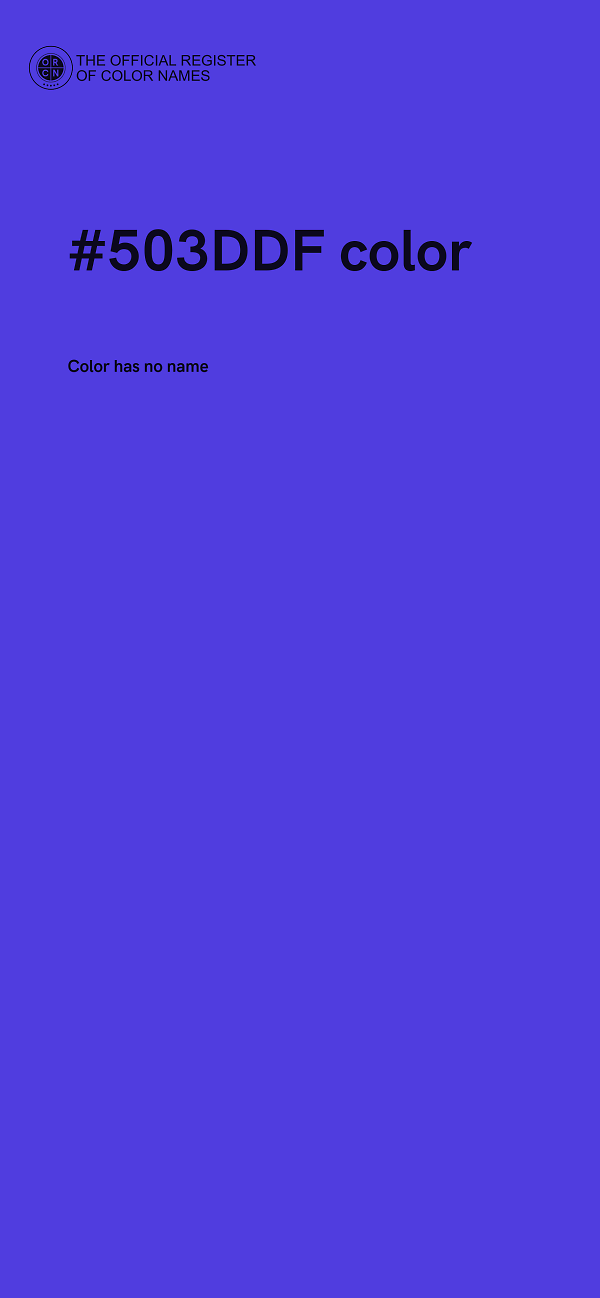 #503DDF color image