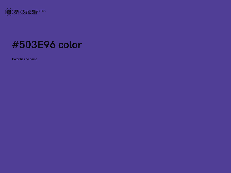 #503E96 color image