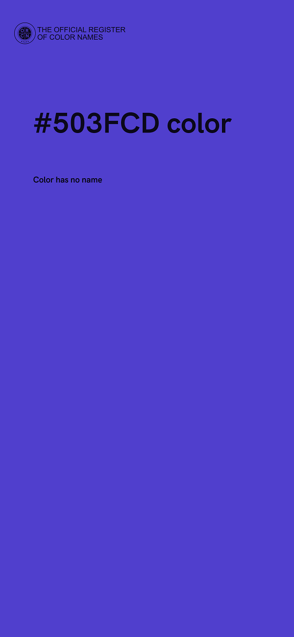 #503FCD color image