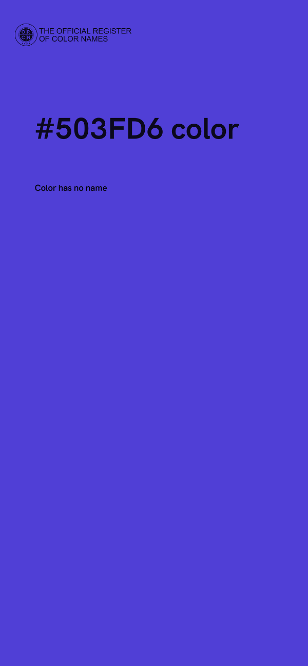 #503FD6 color image