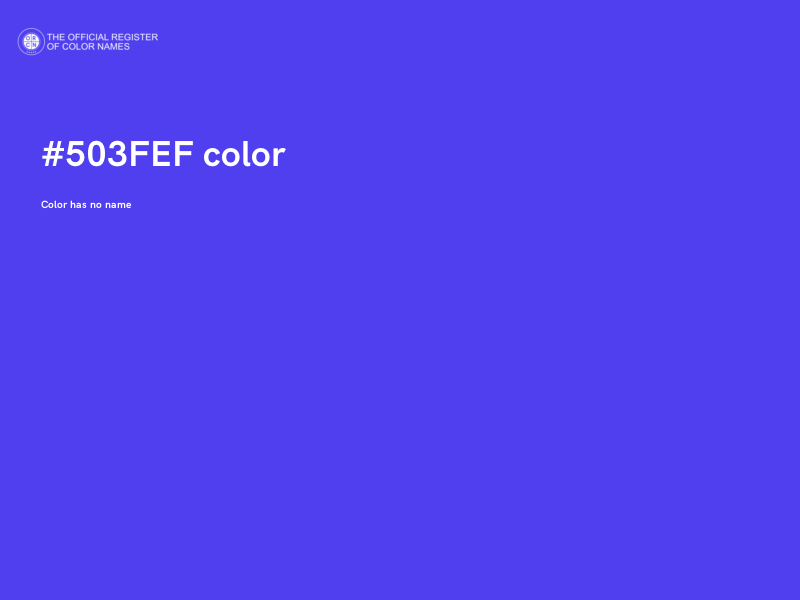 #503FEF color image