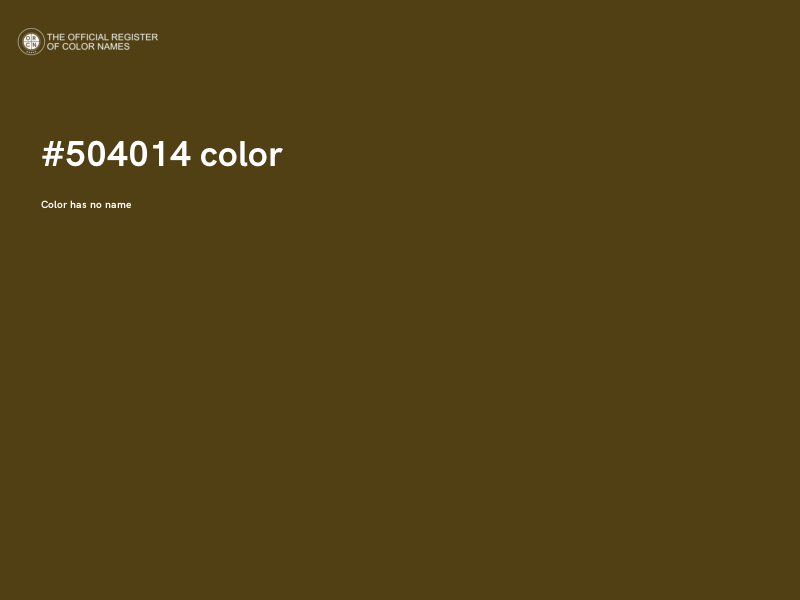 #504014 color image