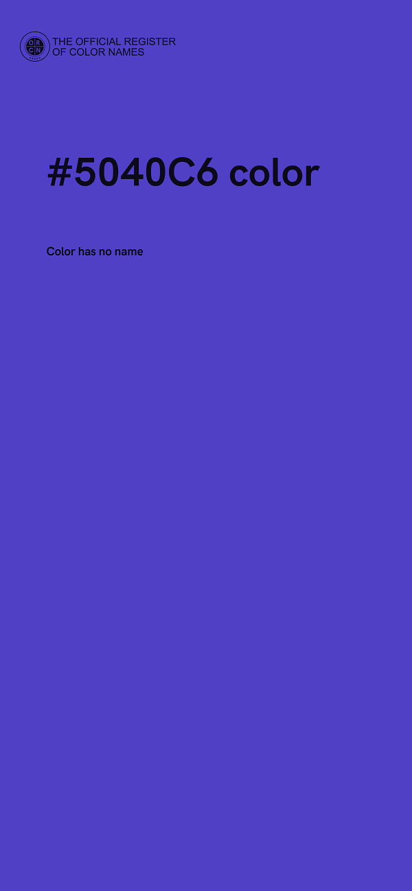 #5040C6 color image