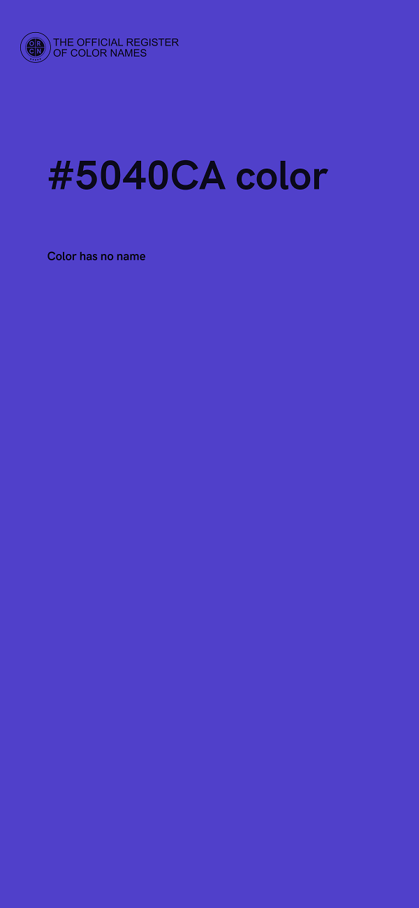#5040CA color image