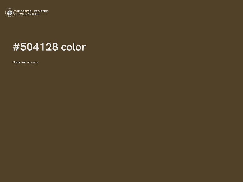#504128 color image