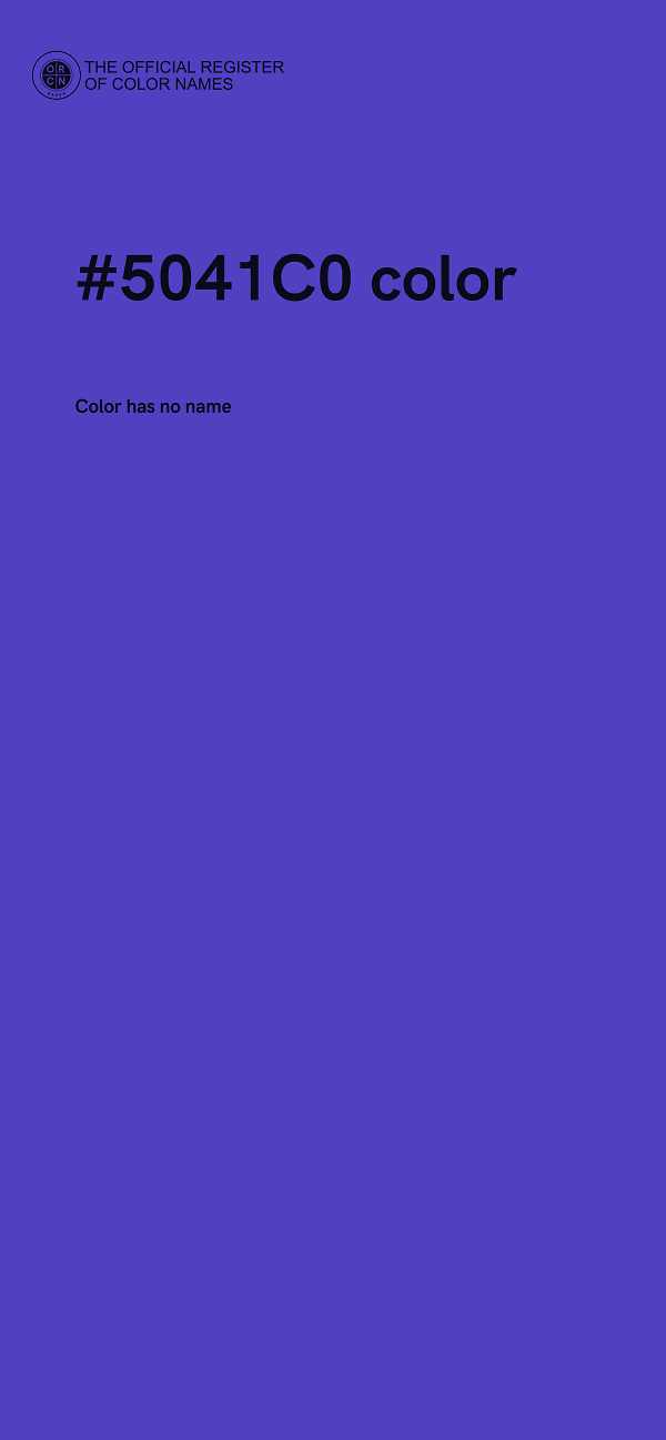 #5041C0 color image