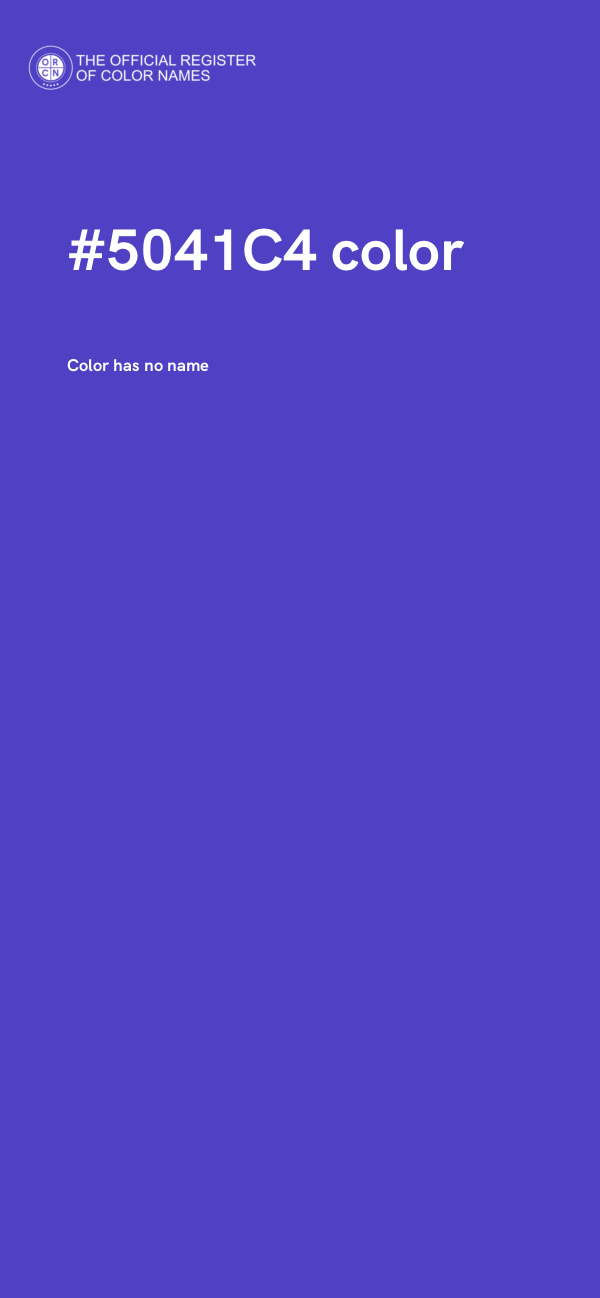 #5041C4 color image