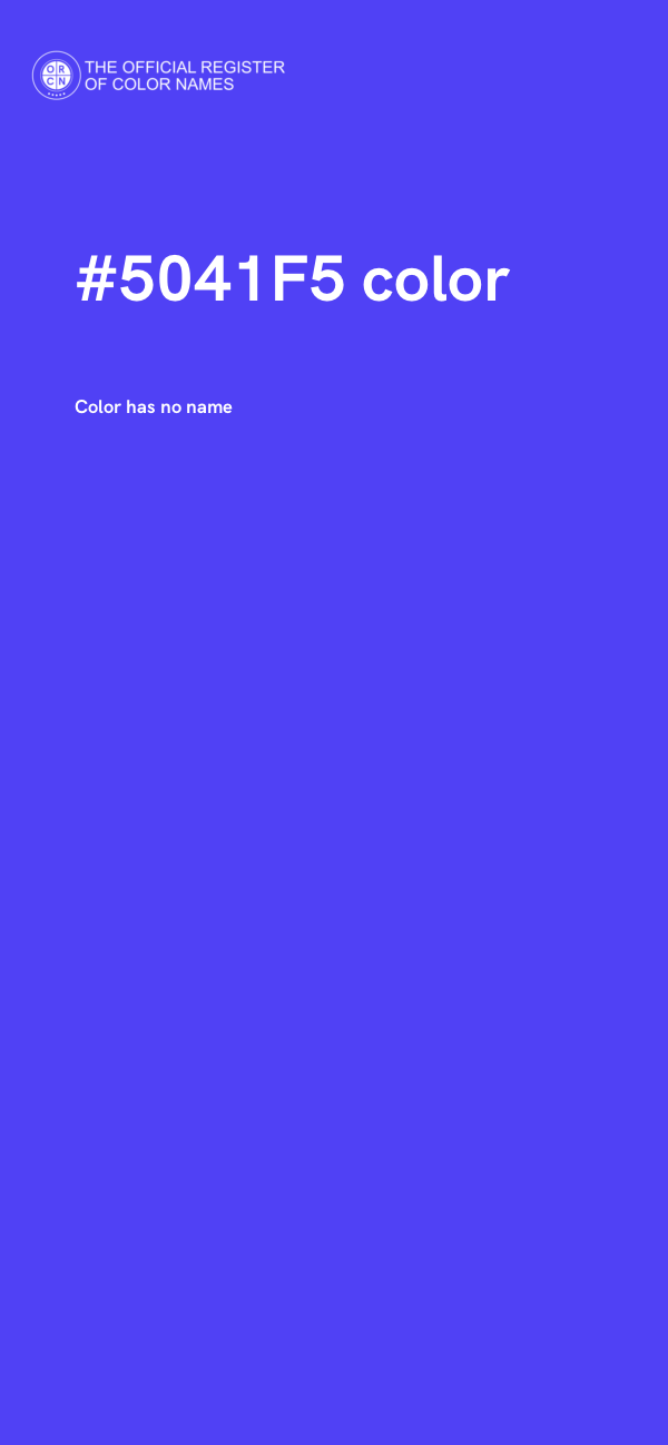 #5041F5 color image