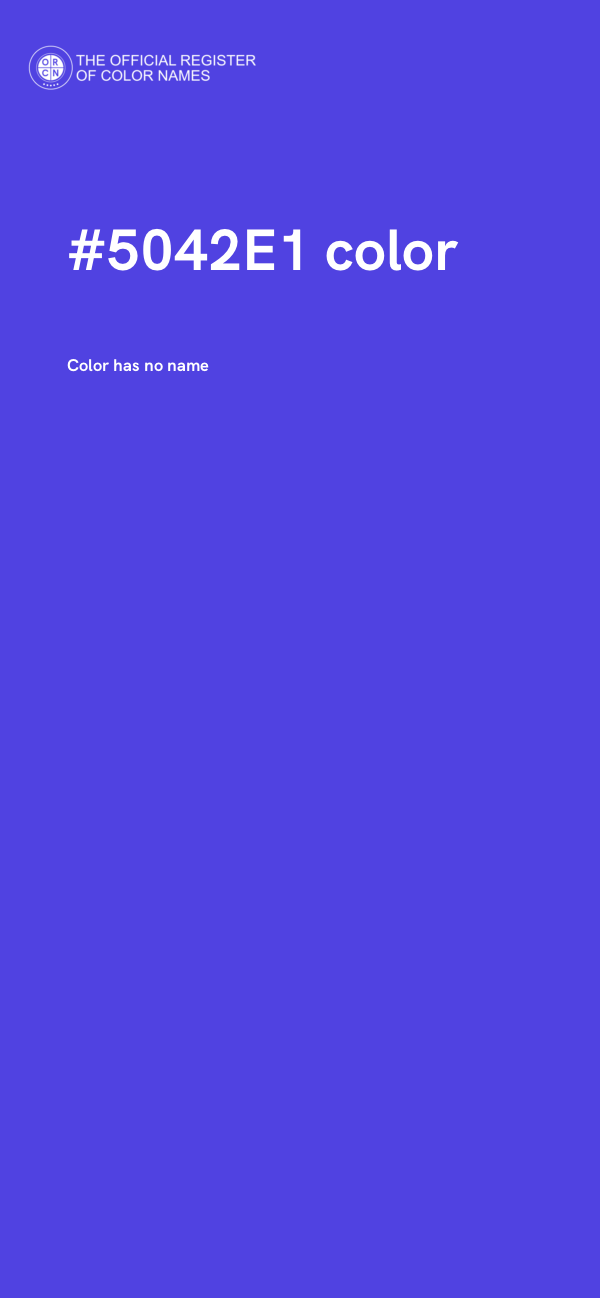#5042E1 color image