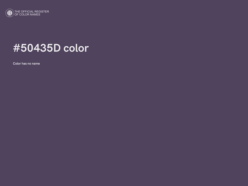 #50435D color image