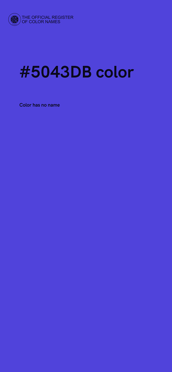 #5043DB color image