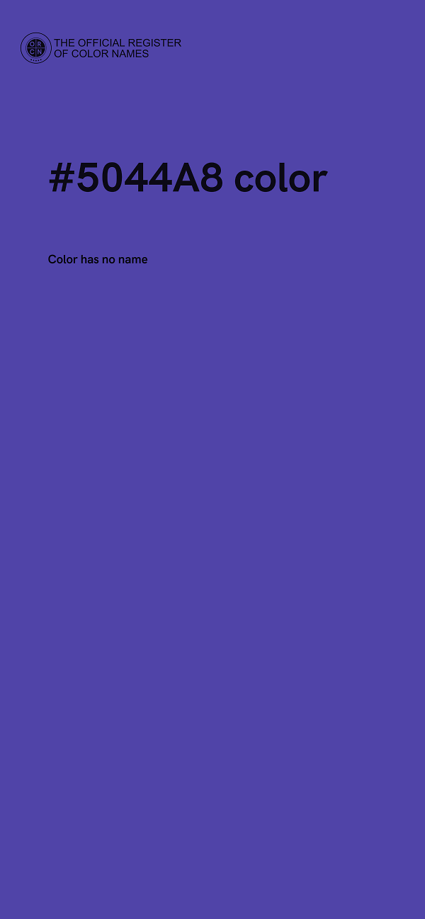 #5044A8 color image