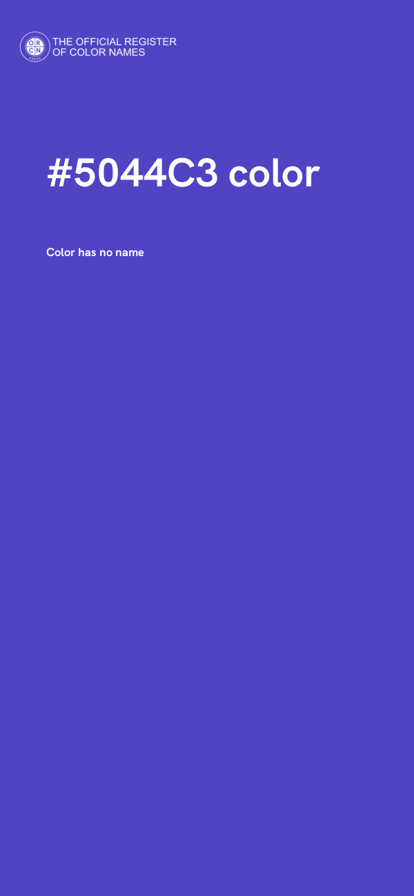 #5044C3 color image