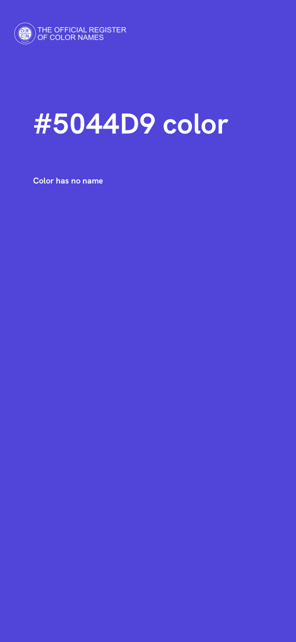 #5044D9 color image