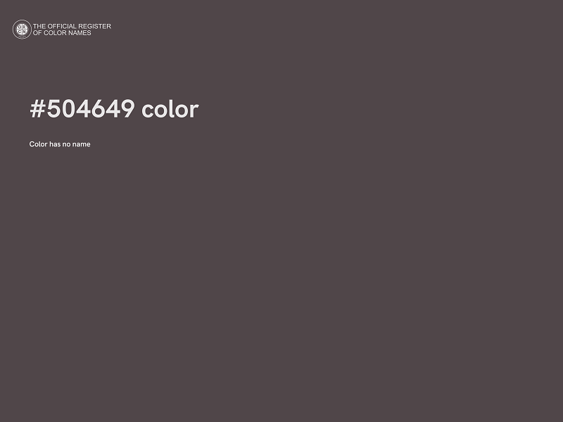 #504649 color image