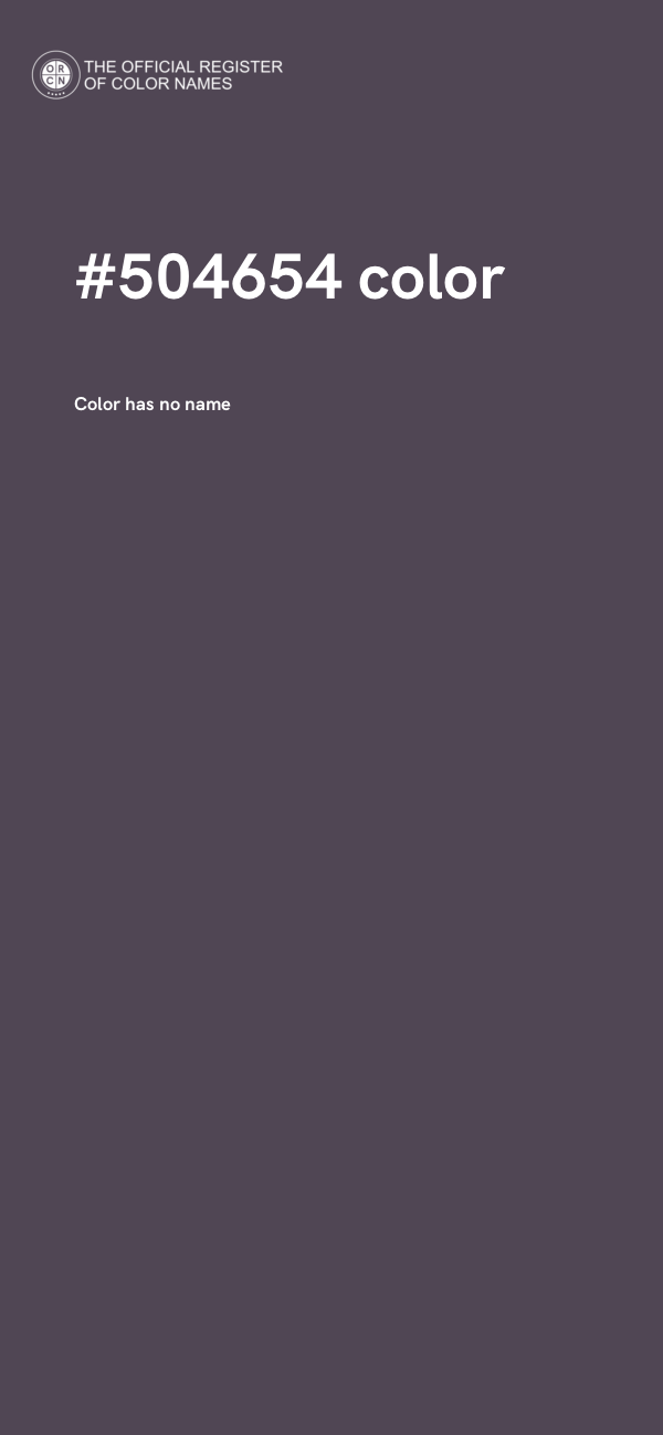 #504654 color image