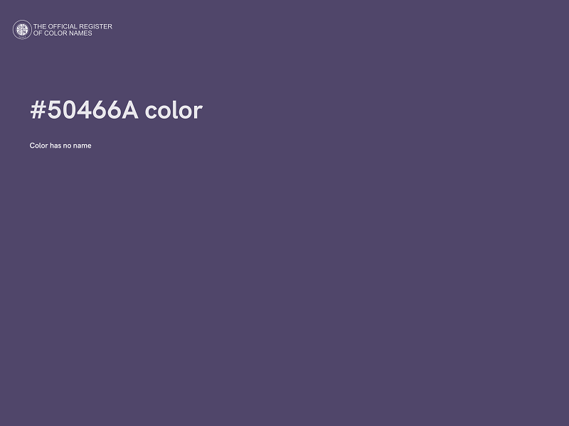 #50466A color image