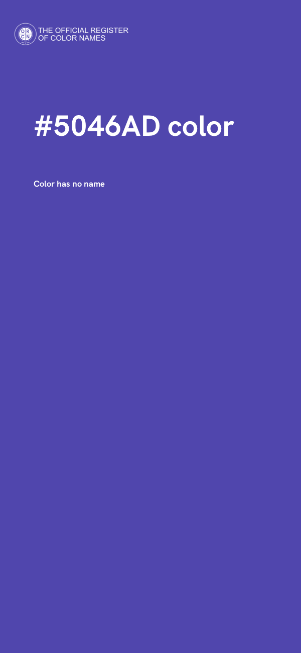 #5046AD color image