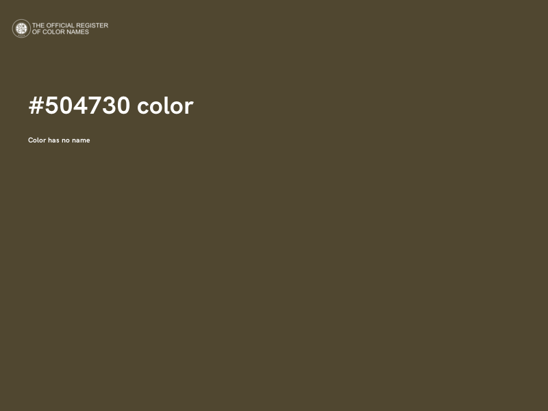 #504730 color image