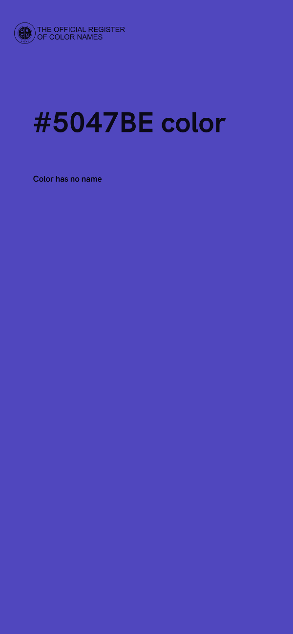 #5047BE color image