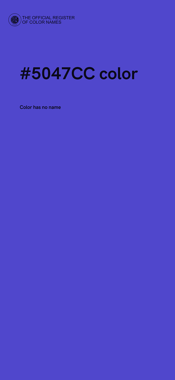 #5047CC color image