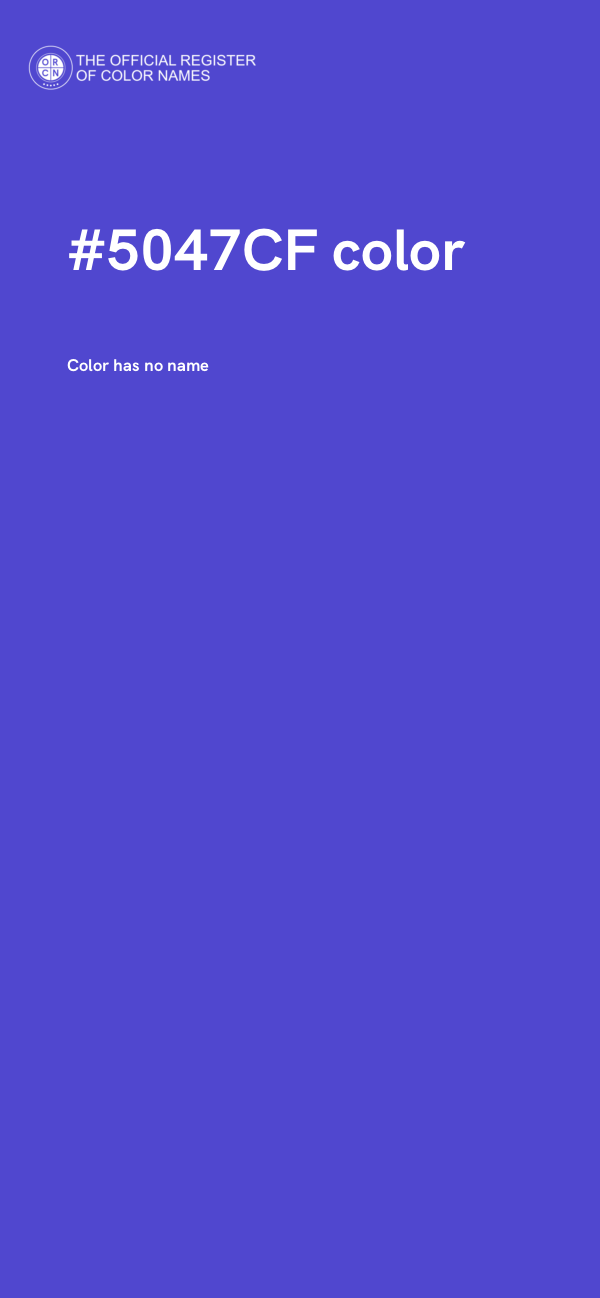 #5047CF color image