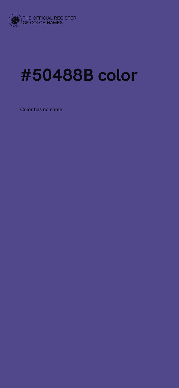 #50488B color image
