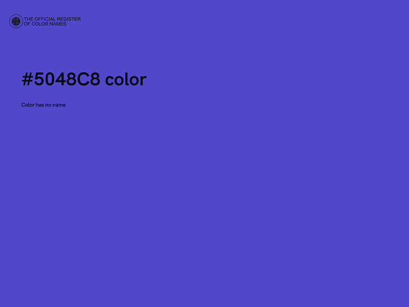 #5048C8 color image