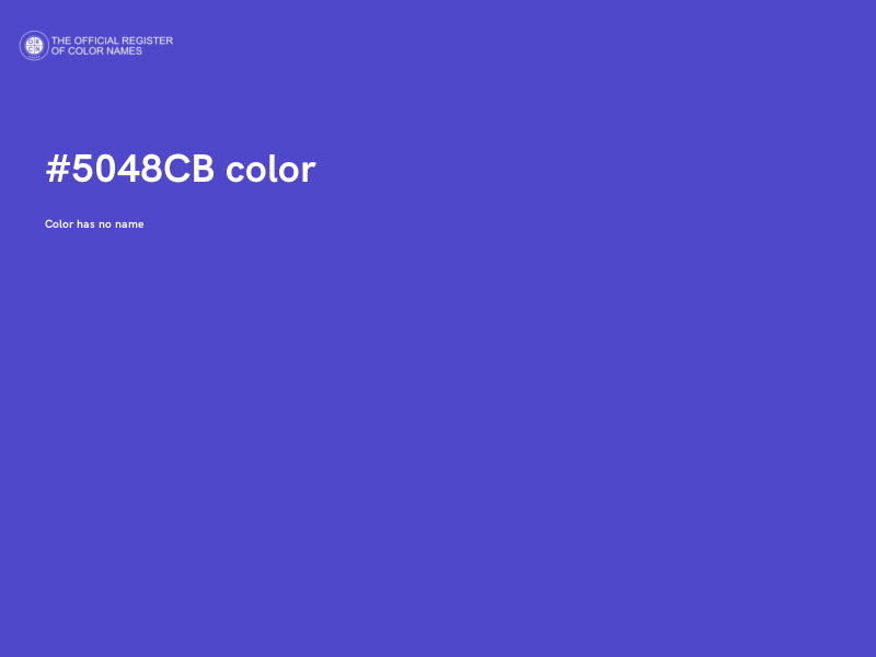 #5048CB color image