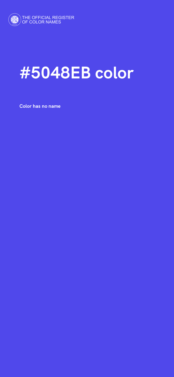 #5048EB color image