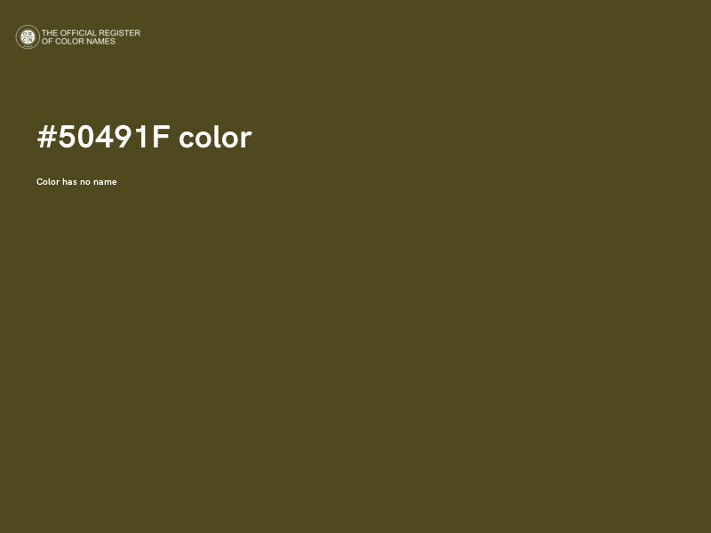 #50491F color image