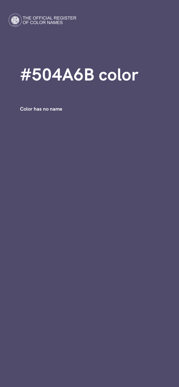 #504A6B color image