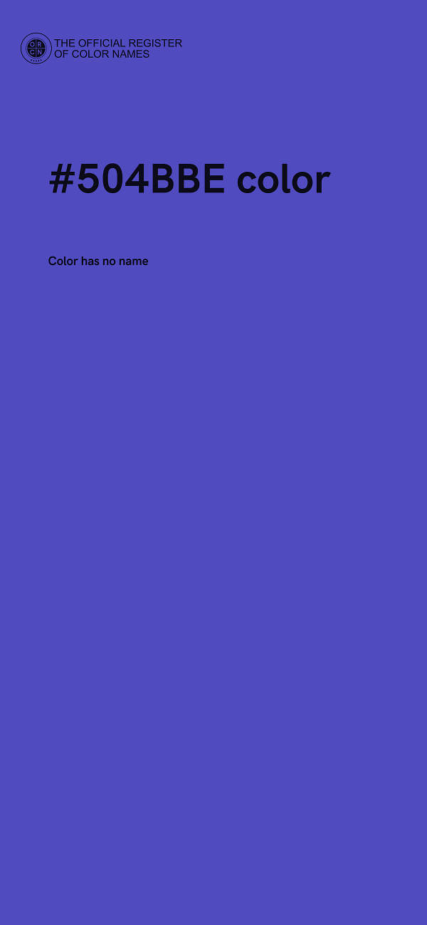 #504BBE color image