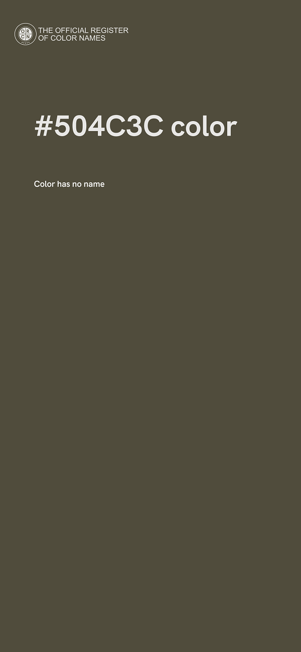 #504C3C color image