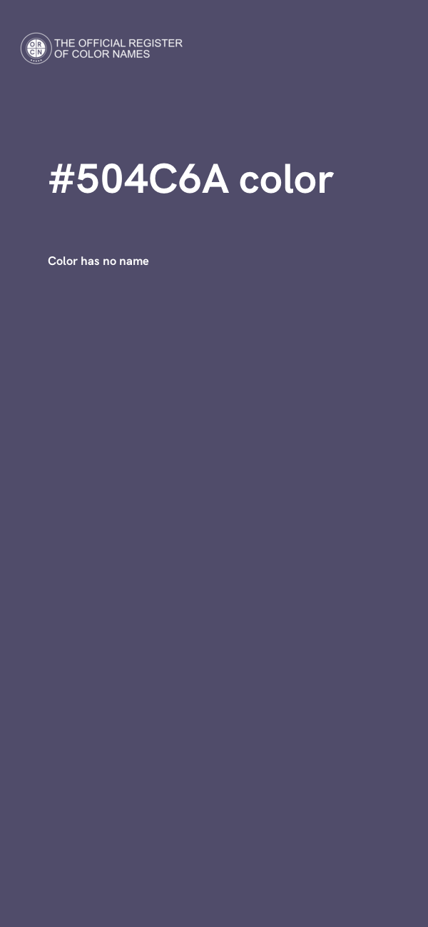#504C6A color image