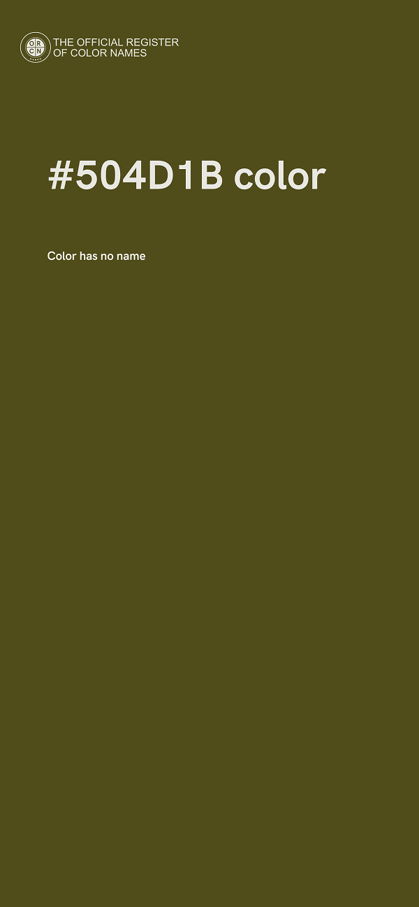 #504D1B color image