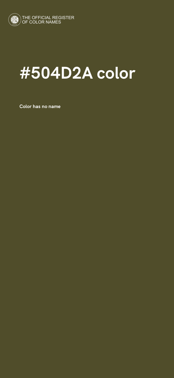 #504D2A color image
