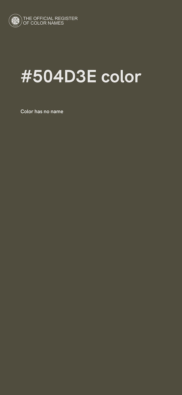 #504D3E color image