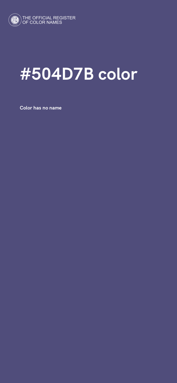 #504D7B color image