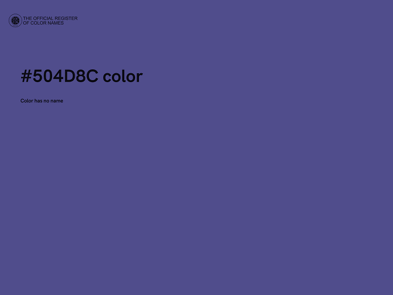 #504D8C color image