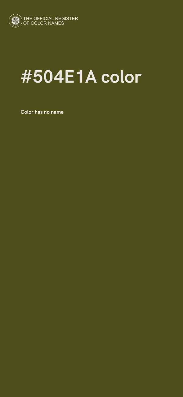 #504E1A color image