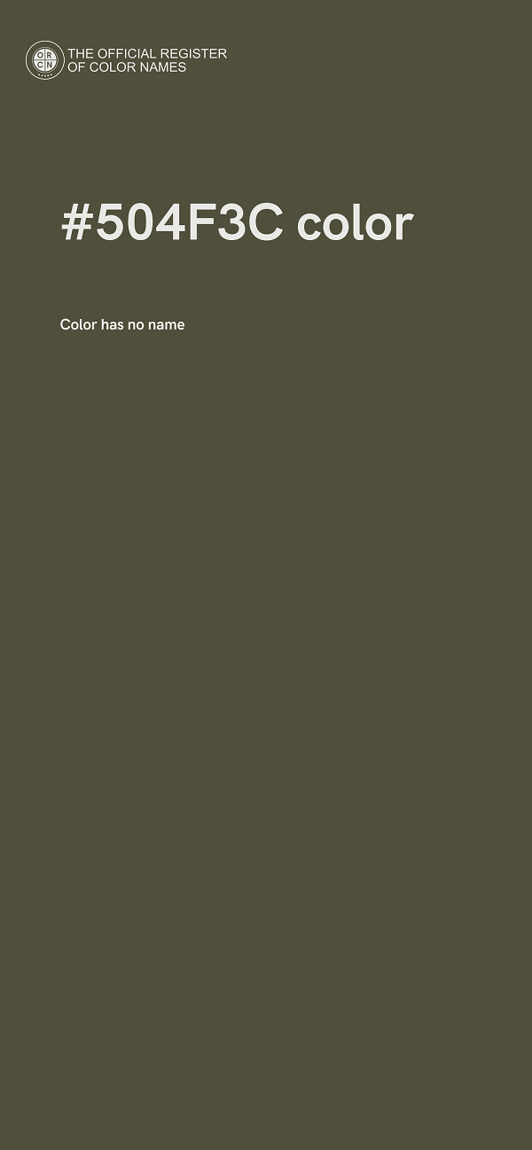 #504F3C color image