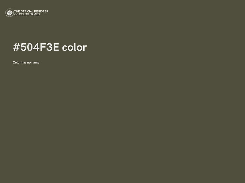 #504F3E color image