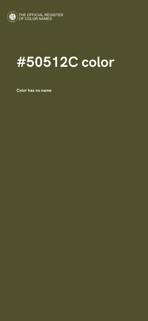 #50512C color image