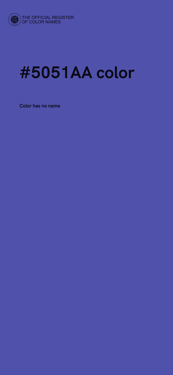 #5051AA color image