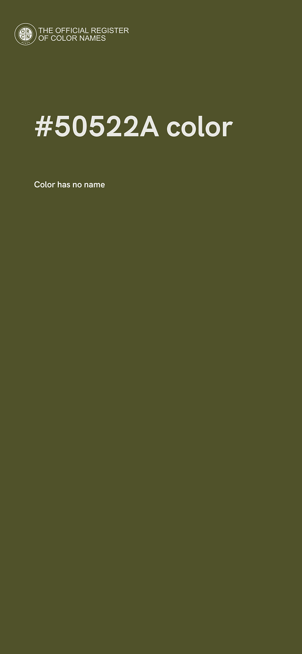 #50522A color image